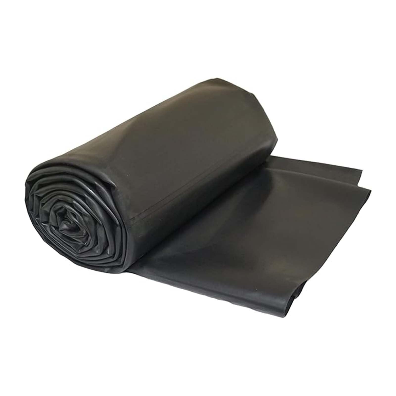 Whnoorher Black HDPE Pond Liner,1x6m 2x4m 3x7m 4x8m 5x10m Heavy Duty Waterproof Impermeable Membrane UV Resistant Outdoor Ponds Mat for Waterfalls Artificial Lake(2x10m(6.5x32.8ft))
