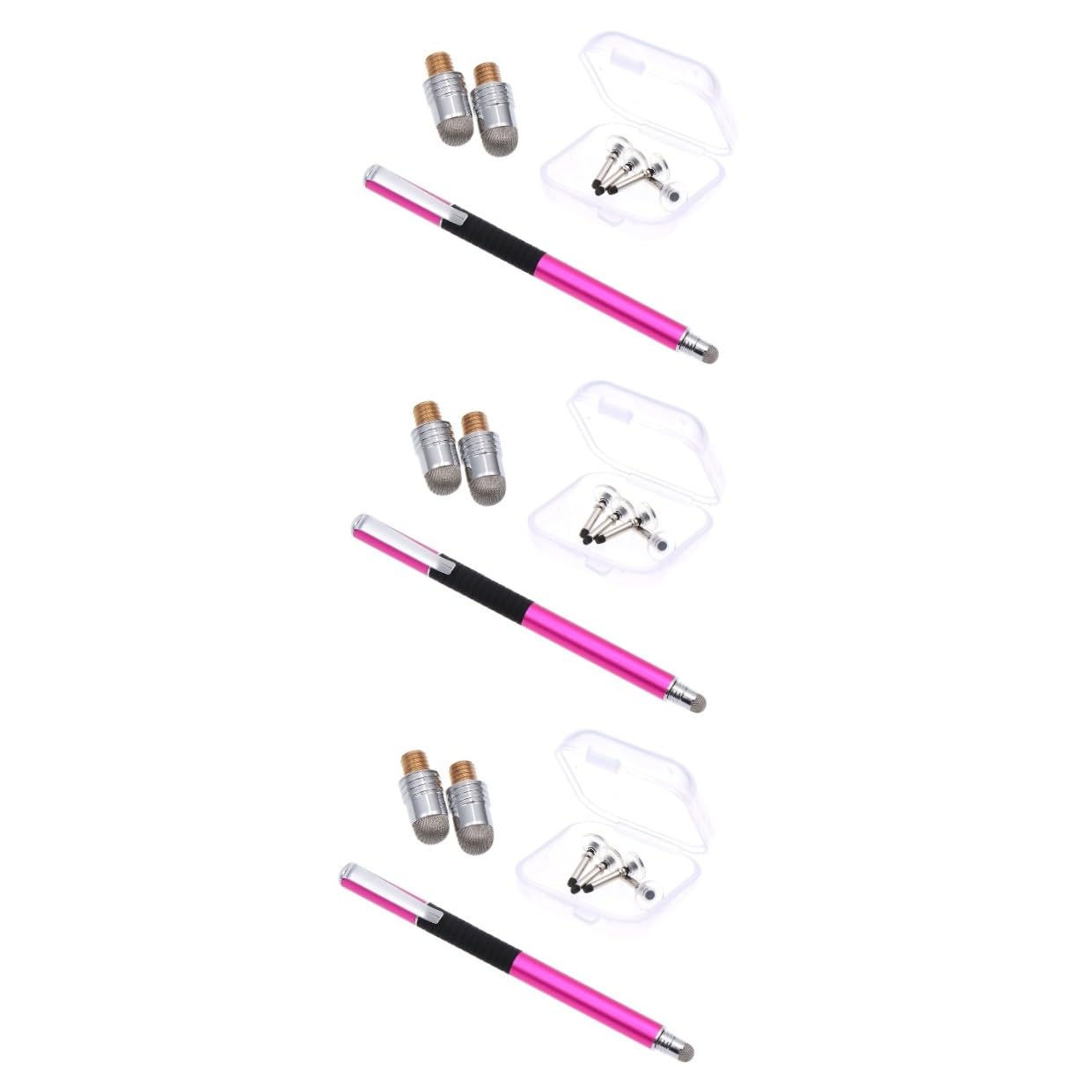 UKCOCO 15 Piezas Pluma Capacitiva Bolígrafos De Estilista para Pantallas Táctiles Lápiz Óptico para Teléfono Pluma De Teléfono Bolígrafo para Titular De La Pluma Buen Punto Androide
