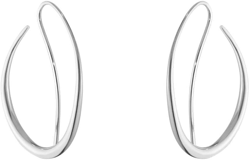 Georg Jensen Offspring Sterling Silver Large Drop Earrings