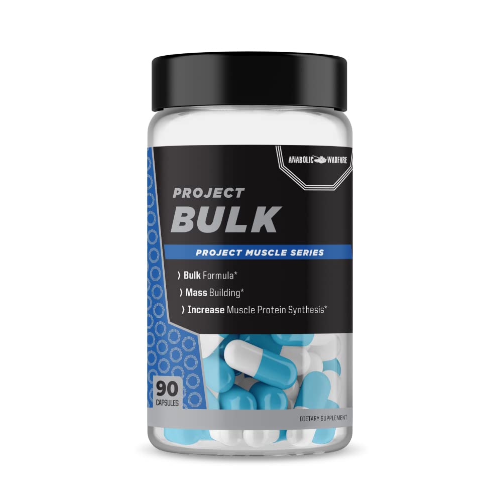 Project Bulk by Anabolic Warfare - Mass Building Formula, Protein Synthesis, Strength, Muscle Defini