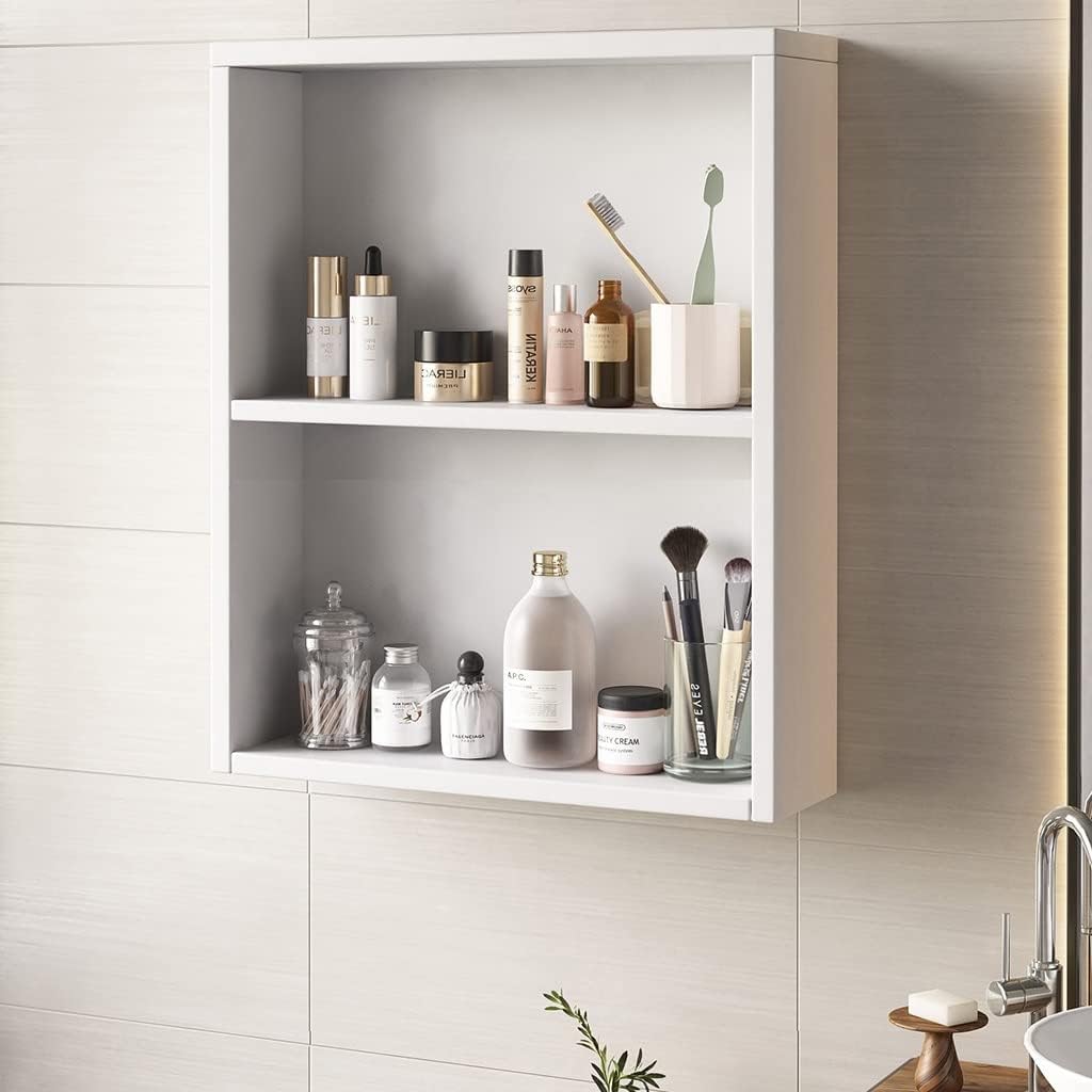 Wall Cabinet with Doors and Shelves, Kitchen Cabinets Wall Mounted Hanging Storage, Wall Mount Cabinets for Kitchen, Bathroom Wall Cabinets with Doors Organizer,A-50 * 12 * 60
