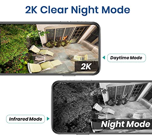 Dekco Security Cameras Wireless Outdoor - 2K Solar Security Camera For Home Security, Two-Way Audio, Smart Human Detection, Simple Setup, Night Vision Wifi Camera Outdoor #TOP1