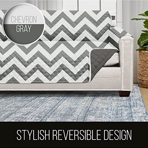 image for Sofa Shield Couch Slip Cover with Patented Strap, Cushion Protector, U