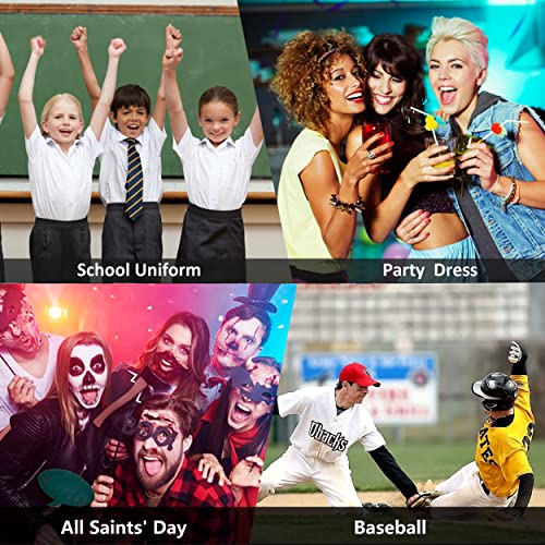 FOOTPLUS Baseball Softball Socks, Unisex Over Knee High Solid Sports Rugby Soccer Homecoming Socks3