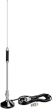 Bingfu Antenna Radio CB Antenna 27MHz with Magnetic Base PL259 and BNC Male Connector Compatible with Cobra Midland Uniden Maxon President Mobile CB Radio Car Truck CB Antenna Kit