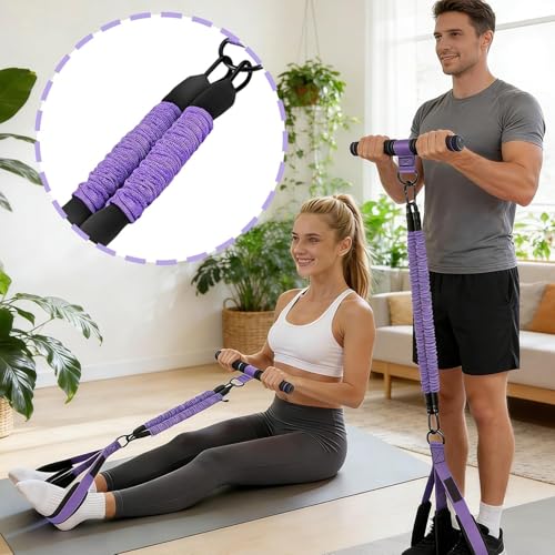 Extenseur élastique à pédale musculation guidée du corps - 3