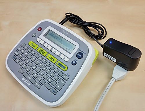 T-Power 9V Charger for Brother P-Touch PT-D200 PTD200 PT-D200VP PT-D210 Label Maker Replacement AD-24 AD-24ES AD-20 AD-30 AD-60 Inner-Negative Switching Power Supply Cord