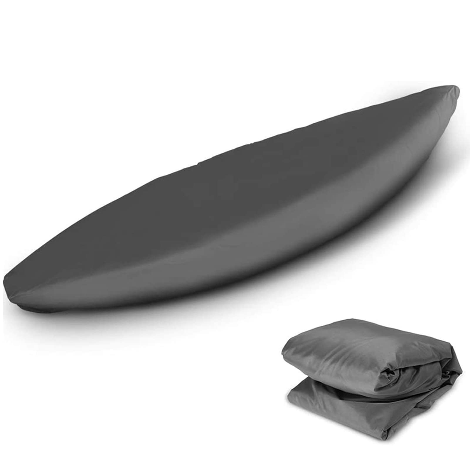 Waterproof Kayak Cover UV Protection Canoe Storage Dust Cover Shield 6.5m/21.3ft Grey