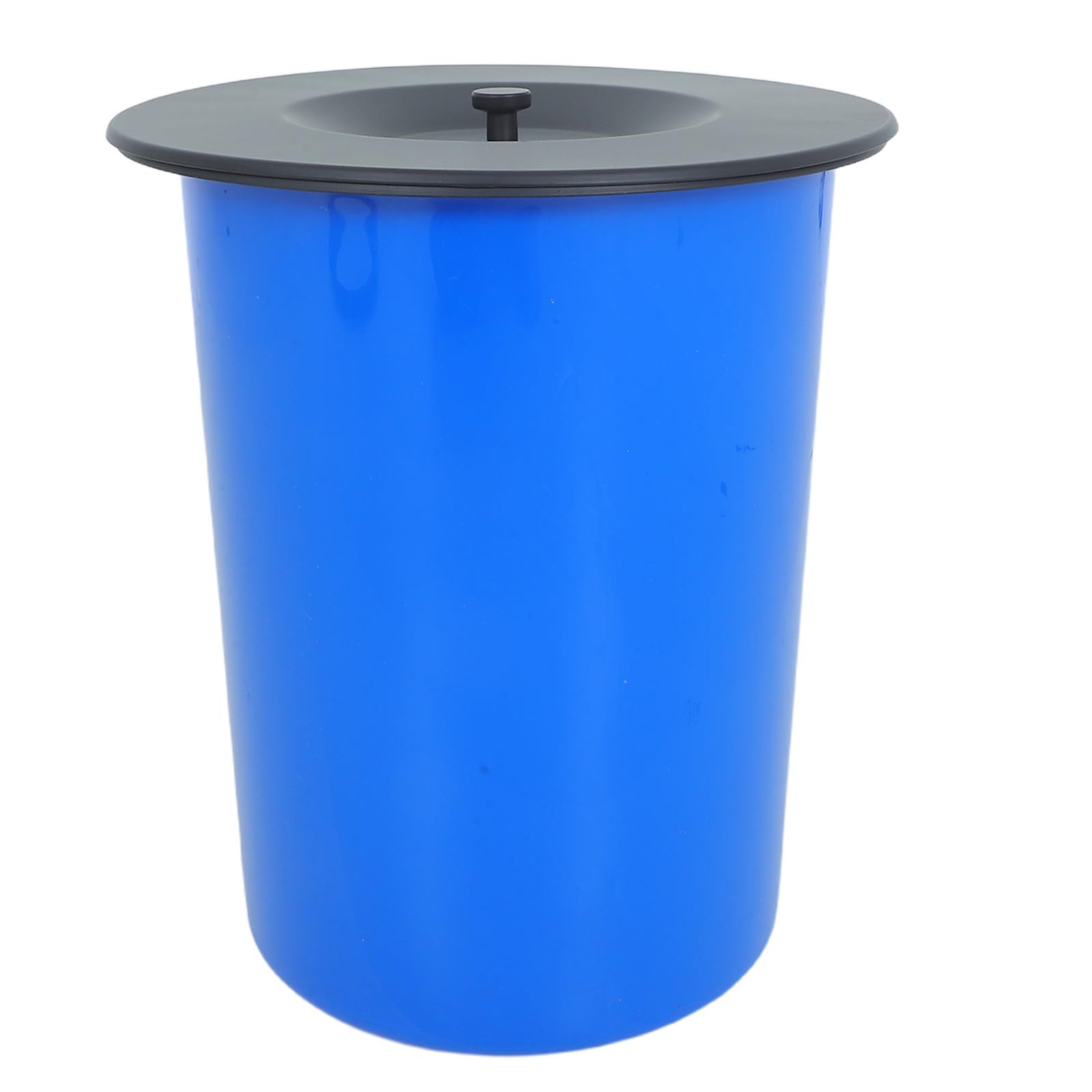 TIDTALEO Tapa para Cubo de Basura de Cocina Integrada de Acero Inoxidable 304, Redonda, Capacidad 8l, Diseño Moderno y Ahorro de Espacio para Barra y Restaurantes