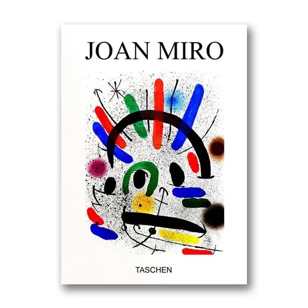 Affiche Joan Miró vintage de 40x60cm pour décoration murale d'intérieur moderne