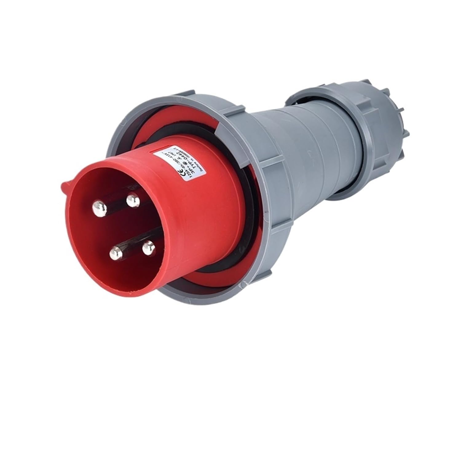 Three-Phase Industrial Waterproof Plug Connector 63A/125A 3-core 4P5-hole Explosion-Proof Aviation Exposed and Concealed Socket(3p125a Ip67 Surface Mounted)