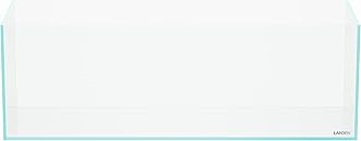 LANDEN 60L 5.8 Gal Rimless Low Iron Aquarium Long Tank, W23.6×D7.87×H7.87 in(60x20x20cm) 5mm Thickness with Black Nano Foam Leveling mat Included