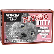 Magnetic Poetry Psycho Kitty Magnetic Word Kit