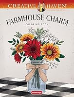 Creative Haven Farmhouse Charm Coloring Book 0486857654 Book Cover