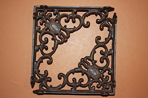 Set Of 12 Vintage-Look Old Victorian Cast Iron Shelf Brackets 8 Inches, Volume Priced B-29 #TOP1