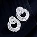 Fashion Celebrity Design Elegant Statement Rhinestone Jewelry Dangle Drop Earrings Studs