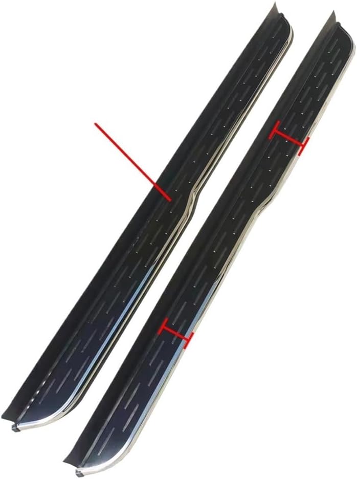 LINGYUE 2pcs fit Compatible for Chevy TRAX 2013-2022 SUV Side Step Running Board Bar Aluminium Pedal Accessories with Brackets(B)