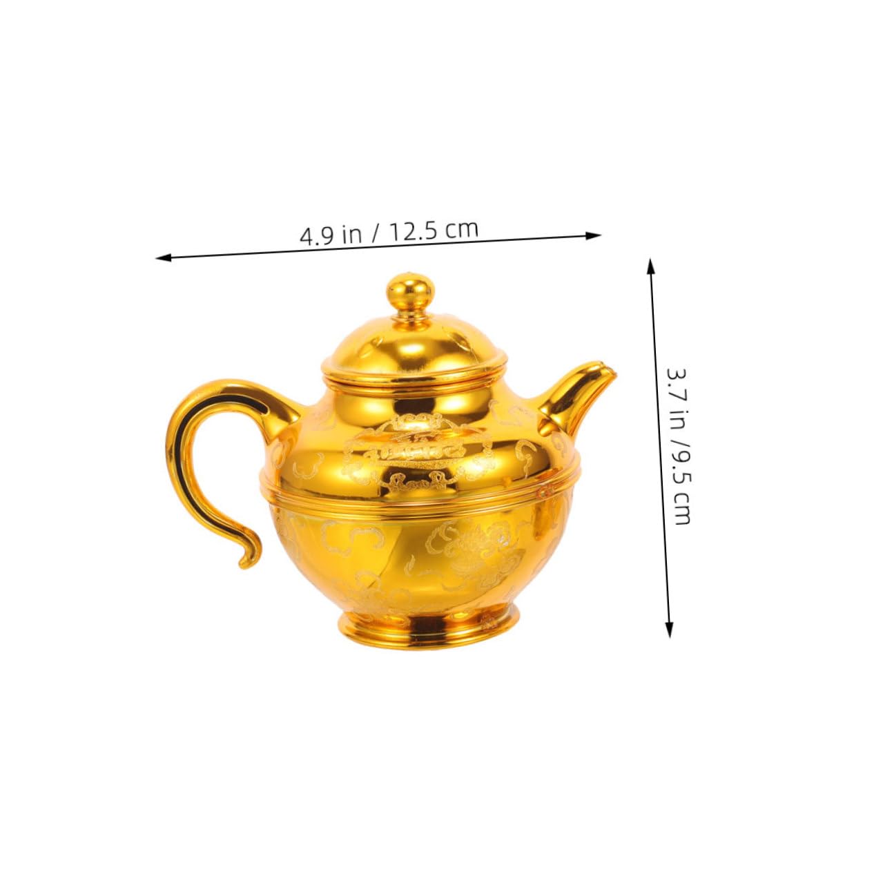 SOLUSTRE Unique Plastic Pot Tea Pot Set Buddha Decorations for Tea Rooms Temples