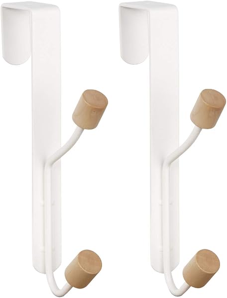 HYMIKO Door Hooks Space-Saving Set