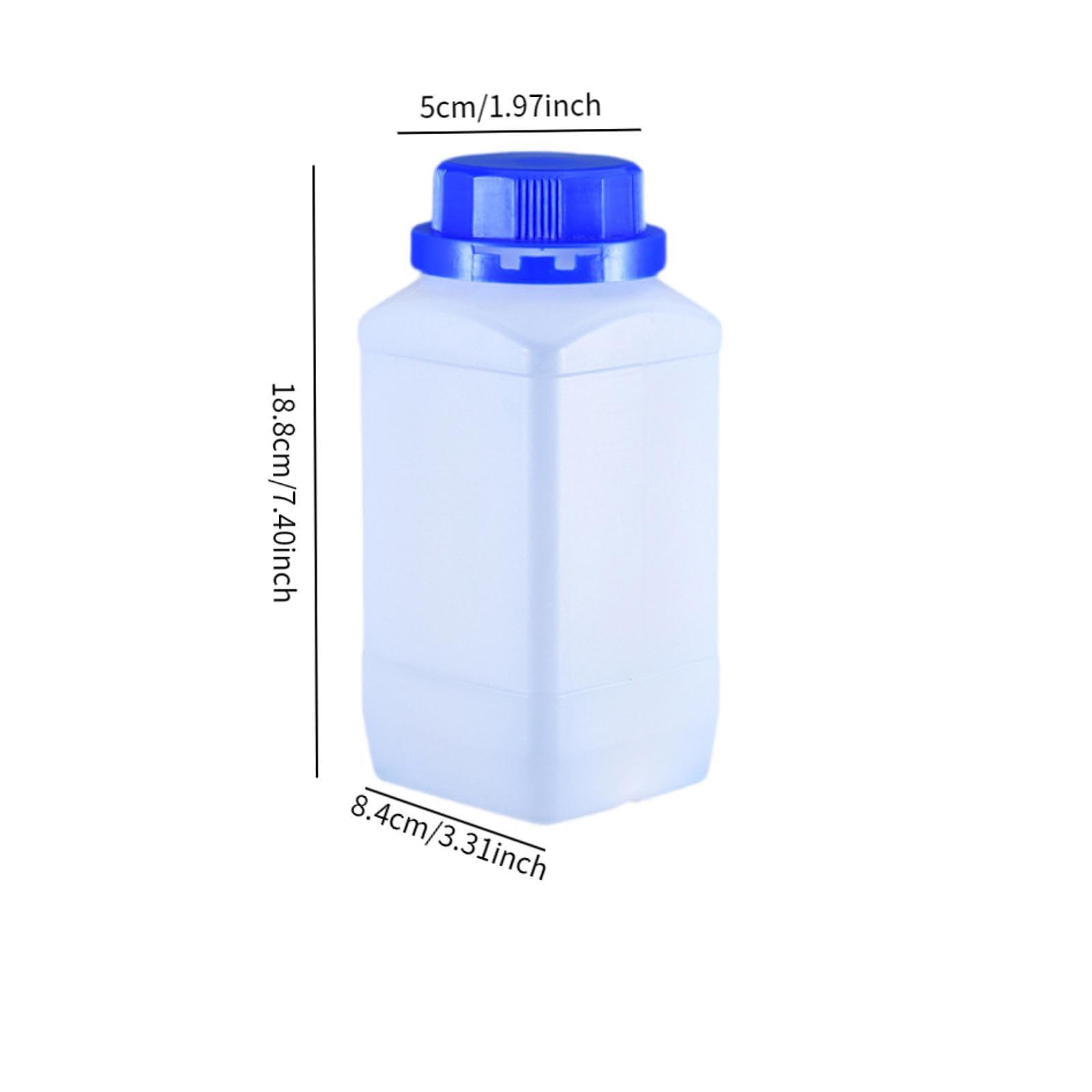 Amazon | Perfk 広口角型ボトル サンプル保存容器 1000ml アルカリ耐性