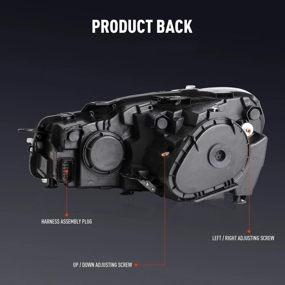 Coppia Di LED Gruppo Faro Per Auto Per VW Per Golf 6 MK6 2010-2014 | Fari DRL Segnale Sintonizzazione Plug And Play Lampada Frontale(Guidatore destro)