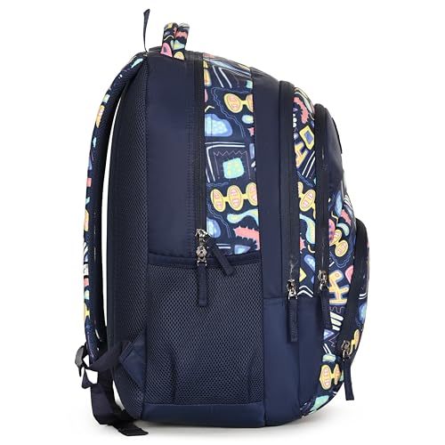 Image of BEAUTY GIRLS BY HOTSHOT FLORAL 1594|SCHOOL BAG|TUTION BAG|COLLEGE BACKPACK|LARGE SIZE|WATER RESISTANT|19 INCH|FOR GIRLS & WOMEN|36 LITERS BACKPACK
