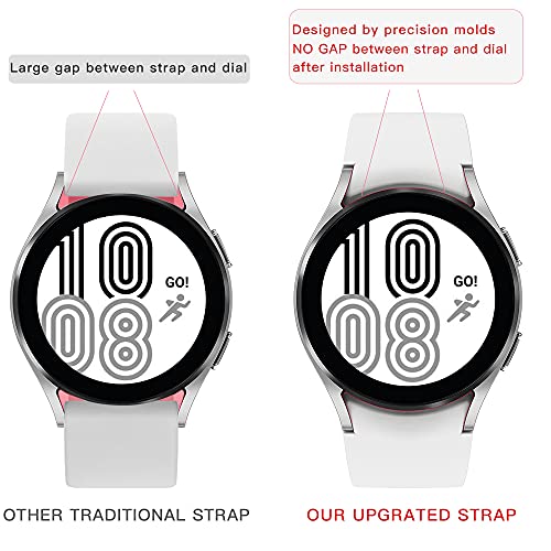 Official Black Silicone Sport Band for Samsung Galaxy Watch 5/5 Pro - 40mm/44mm
