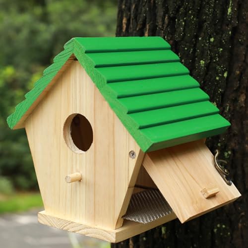 Starswr BH03 Bird House Outside Bluebird House For Outside Clearance, Hanging Birdhouse,Cardinals Wooden Birdhouse thumb #3