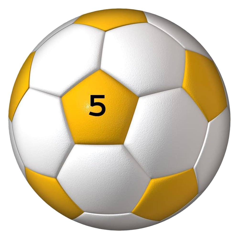 HACKERX Yellow and White Premium Football Football - Size: 5 (Pack of 1)-image-17