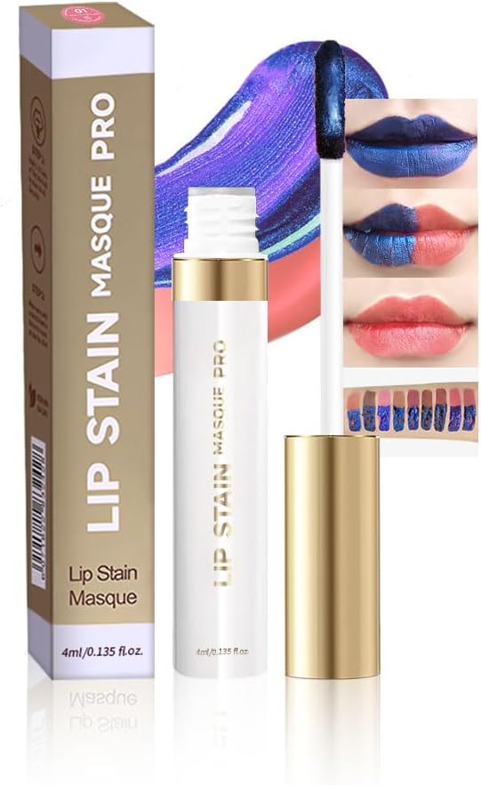 Lip Stain - Wipe-Off & Peel Off Lip Color | Waterproof, Long Lasting, Transfer-Resistant, Smudge-Proof Lip Tint | Easy Wipe Finish, High Pigment | All-Day Vibrant Kiss-Proof Lip Stain, Warm Terracotta