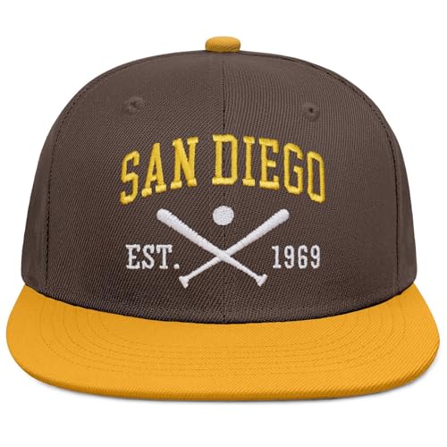 Flat Bill Baseball Cap for Men Hat Women Apparel for Baseball Fans Gifts Merch Gear