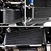 EVIL ENERGY 30 Row Oil Cooler, 10AN Stacked Plate Transmission Engine Cooler Universal British Radiator Aluminium Black
