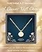 MIDDLUX A Necklace, Initial Necklace, Custom Name Necklaces, Personalized Gifts for Women, Gold Letter Necklaces, Gold Plated Jewelry