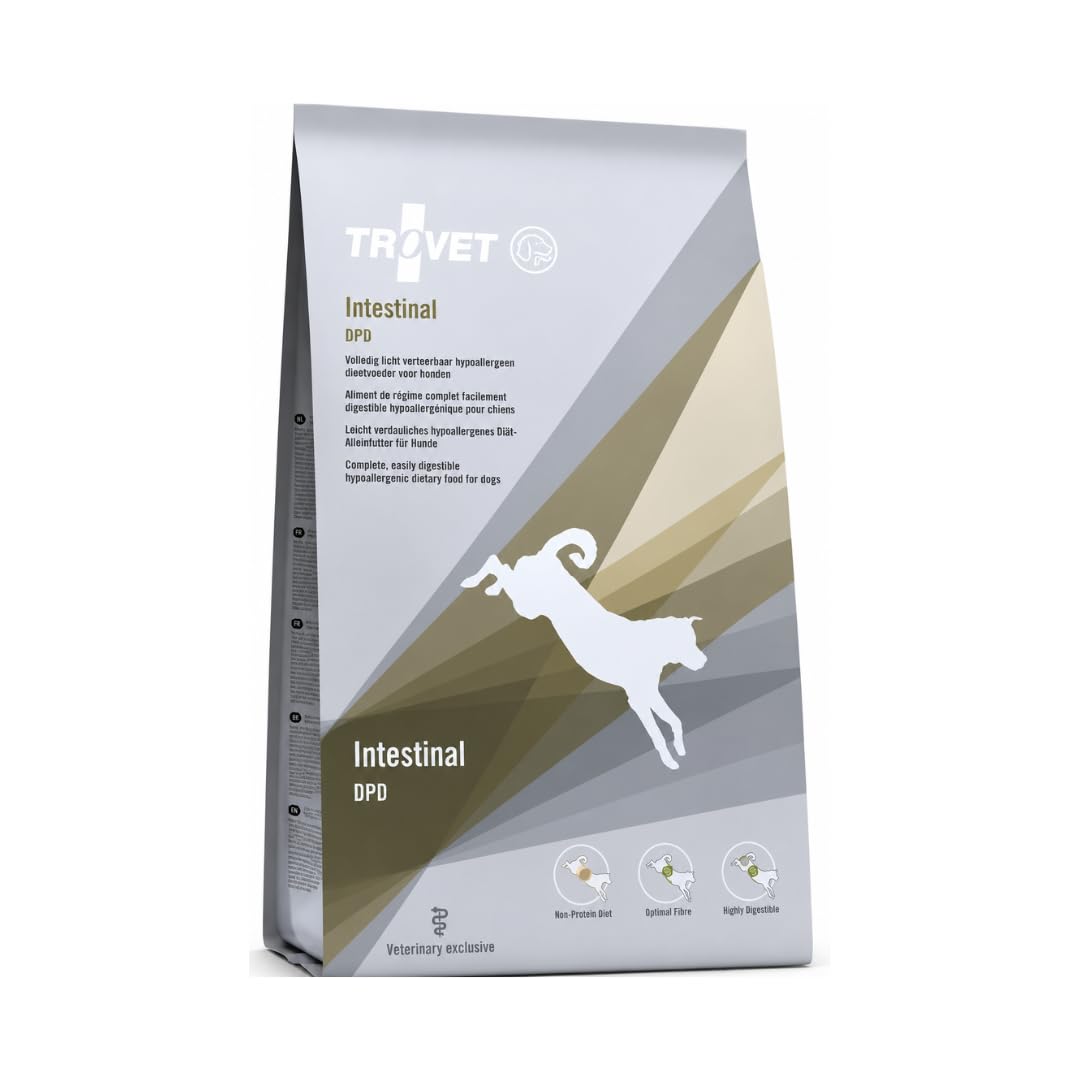 Trovet Intestinal Pato + Patata Perro DPD sin Cereales | 10 kg | Alimento dietético Completo para Perros Adultos | para el Apoyo en Caso de intolerancias alimentarias