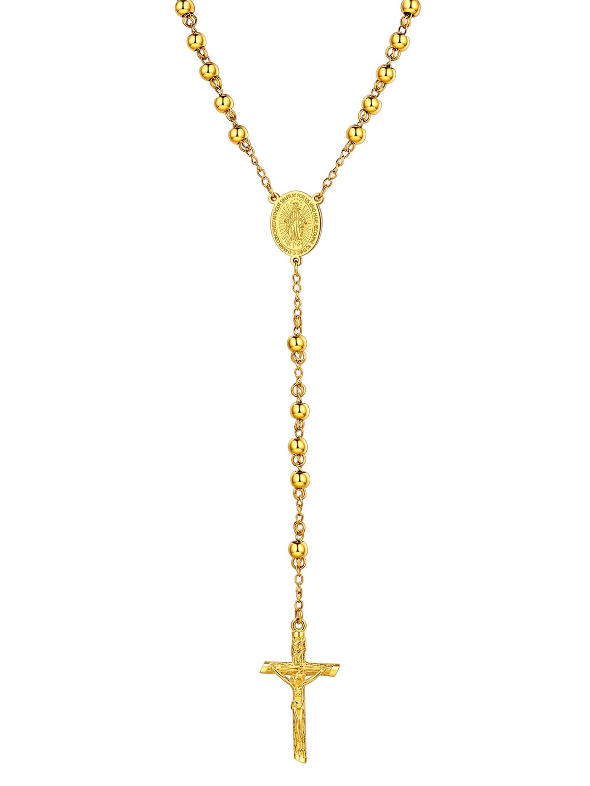 Supcare Rosary for Men Women Catholic Necklace Rosary Beads,Customized (with Gift Packing)Recycled Claim Standard Blended