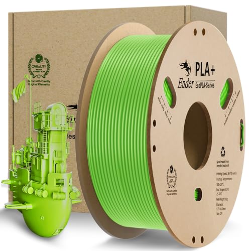 CREALITY Ender PLA + 1.75mm Filament, Neatly Wound 3D Printer PLA Pro Filament, 1kg Spool (2.2lbs), Dimensional Accuracy +/- 0.03 mm, Fit Most FDM 3D Printers, Green Pla+1kg Green PLA+