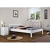 Erst-Holz Letto Bianco In Pino Massello 90x200 Anche Per Adulti Con Doghe Rigide 60 30 09w