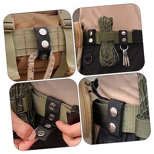 Boucles de ceinture nylon noir robuste lot de 25 attaches de sangle