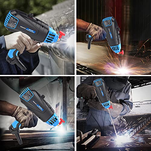 AZZUNO Handheld Stick Welder, 90Amp 110V Portable Handheld Arc Welding Gun, Mini MMA Welder Machine