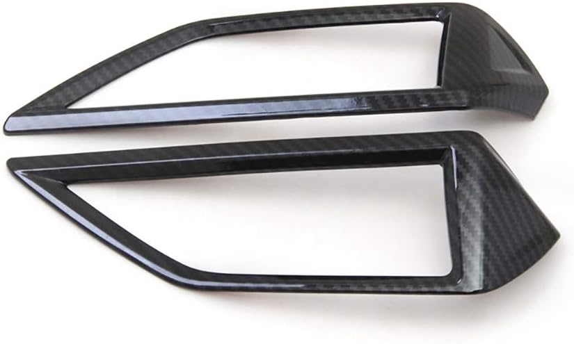 Kadore for 2018-2023 Subaru Crosstrek/Impreza Center Air Vent Trim Cover | Carbon Fiber Style ABS Frame 2-Piece Set | Sport/Limited/Premium Interior Upgrade