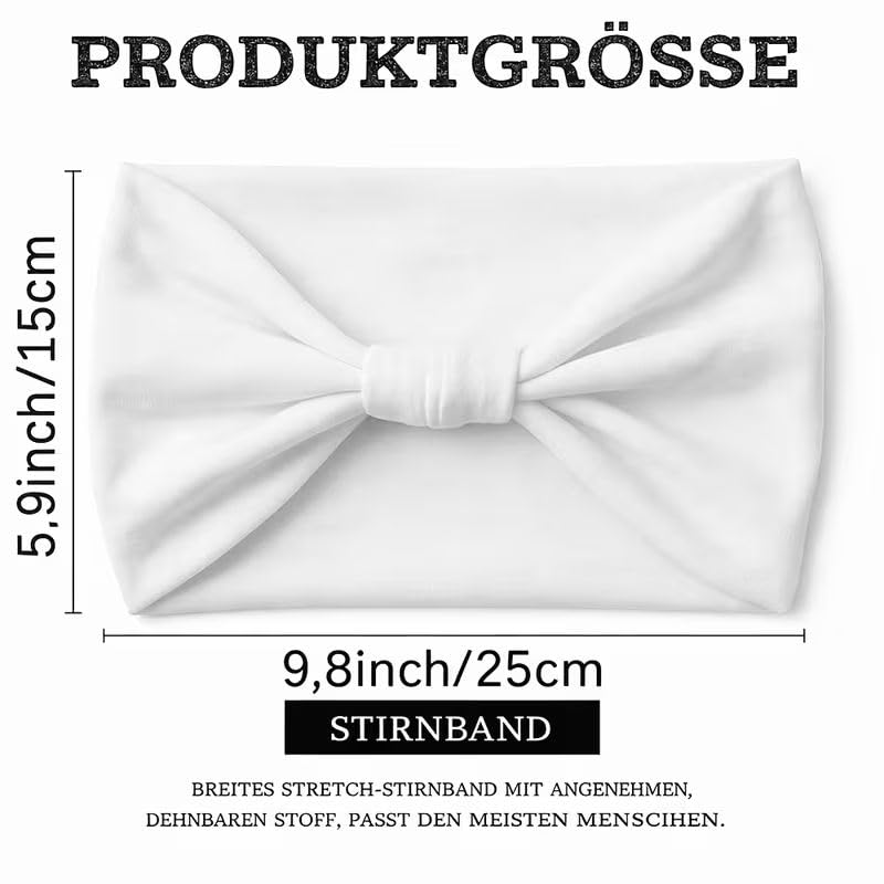 Headband Pink Bows Awareness Sports Hair Band Pink Ribbon | Pink Ribbon Motif, Awareness Headband, 25 x 15 cm, Elastic, Breathable, Sports and Everyday Use