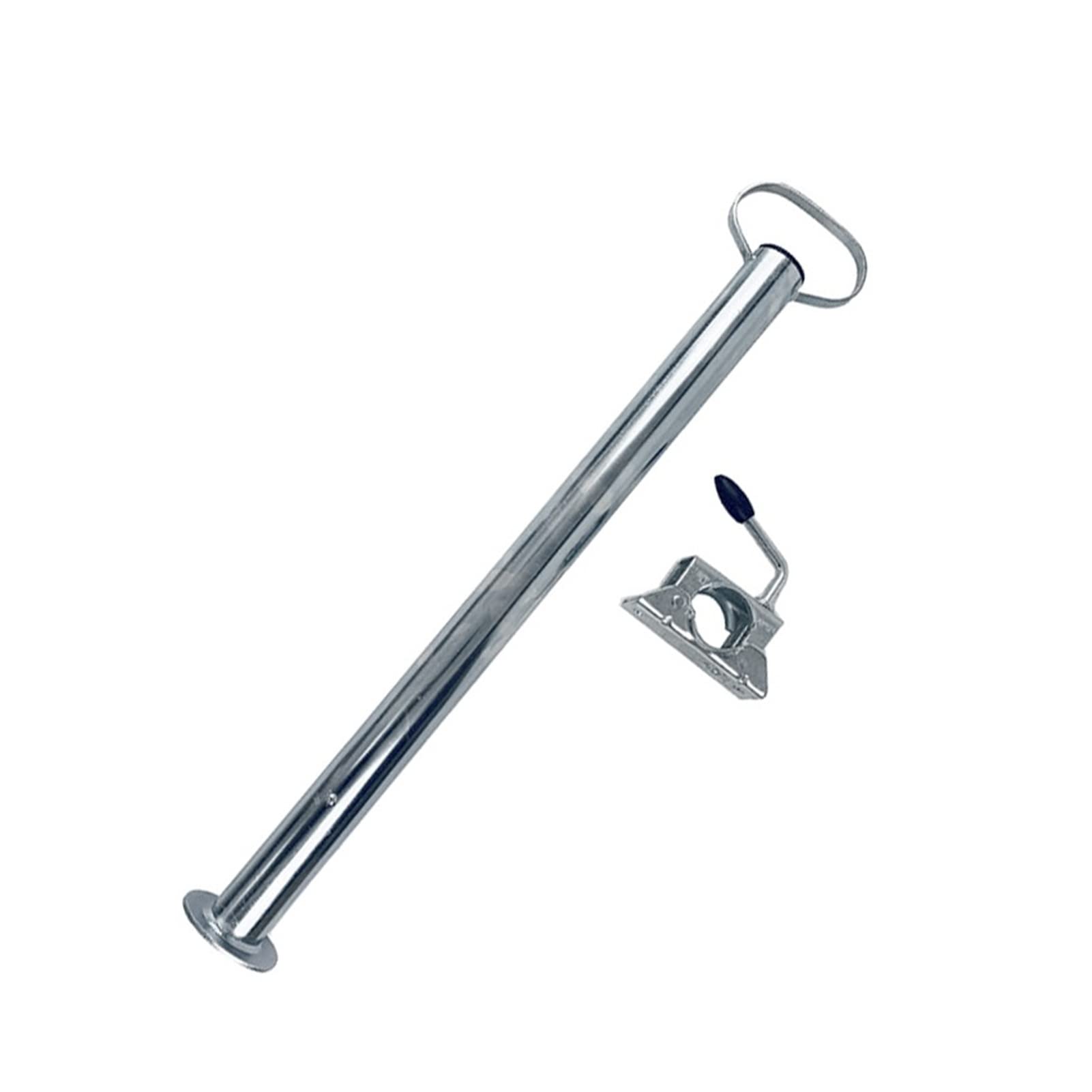 Podnośnik Przyczepy, 4 zestawy 48mm Prop Drop Stand 700mm Długość do przyczepy Jockey Support Nogi i Clamp Corner Steady Rv. Części Camper Caravan Akcesoria