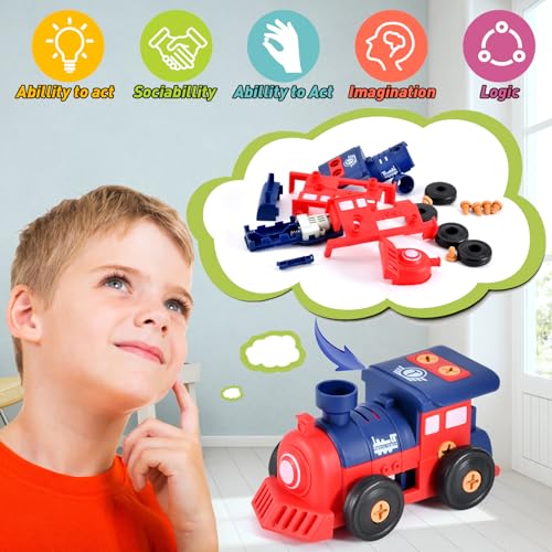 Dicroon PZ-01 Take-Apart Electric Building Toys, Toddler & Kids Tool Set With Motor & Electric Drill thumb #4