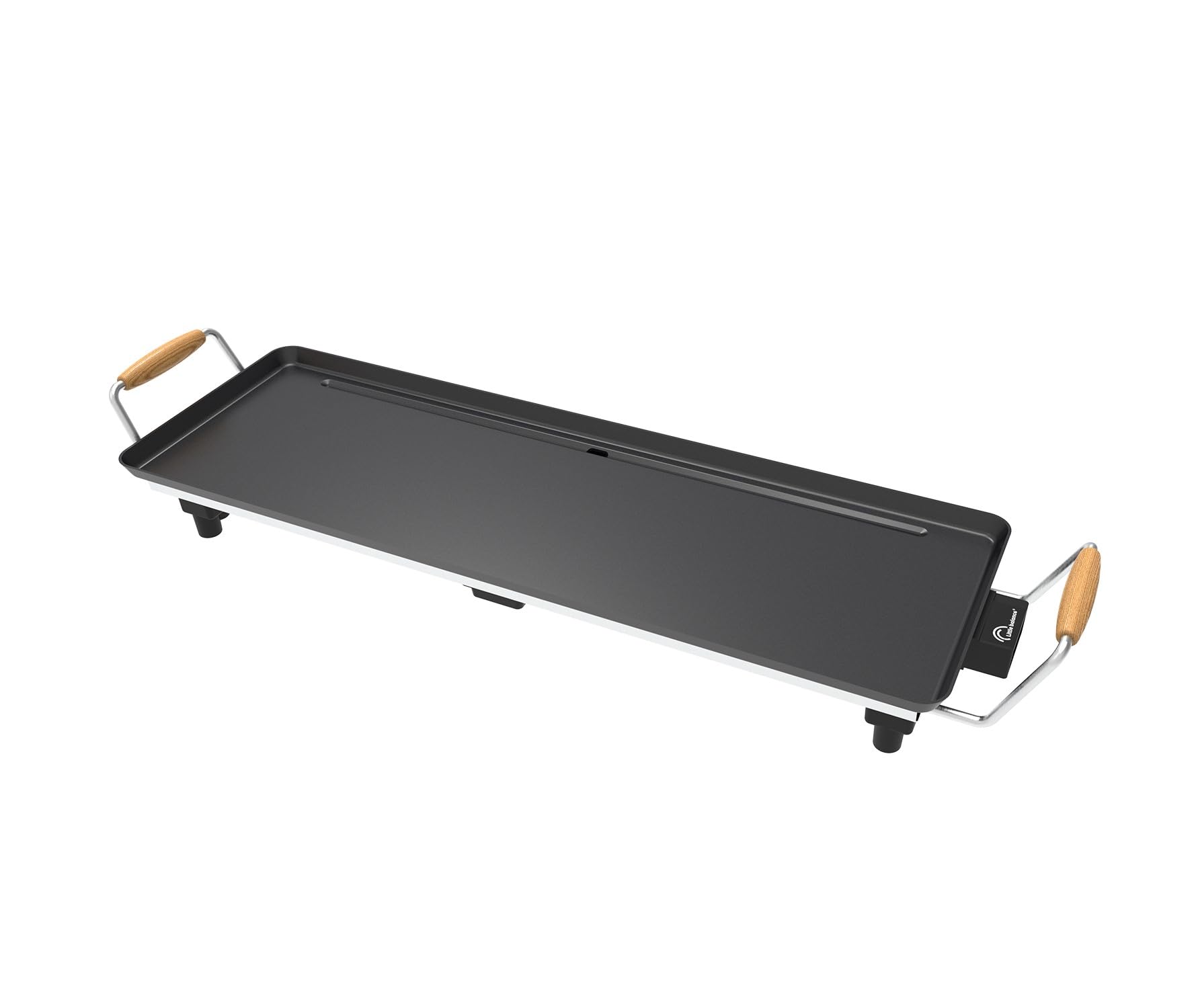 Plancha - LITTLE BALANCE - 8741 - Wood 70 - Poignées bois - 1800 W - 70 cm