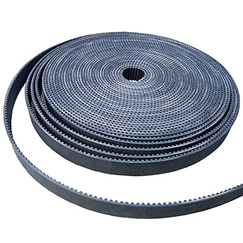 Zkenshan-3D Printer Timing Belt 10 Meters HTD 5M Timing Belt Width 9 15 20 25mm Arc Tooth Pitch 5mm Synchronous Rubber Open Ended CNC 3D Engraving Machine HTD5M, Synchronous Belts (Width : 25mm)