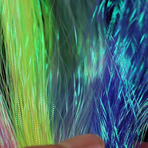 Material para atar moscas Flashabou de 0.2mm 1 pieza miniatura 4