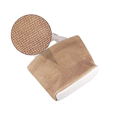 NOLITOY 1pc Woven Bag for Women Vintage Hand-held Storage Basket Beige Beach and Outdoor Tote for Parties Shopping and Daily Use and Chic Design