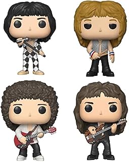 Funko Pop! Queen - Freddie Mercury, Roger Taylor, Brian May & John Deacon - 4-Pack Exclusive