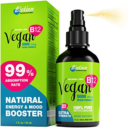 Vegan Vitamin B12 - 100% Organic Methylcobalamin Extra Strenght 150 x 5000 mcg
