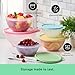 Tupperware Heritage Wonderlier 10 Piece Food Storage Bowl Set in Vintage Colors, Dishwasher Safe and BPA Free (5 Containers, 5 Lids)